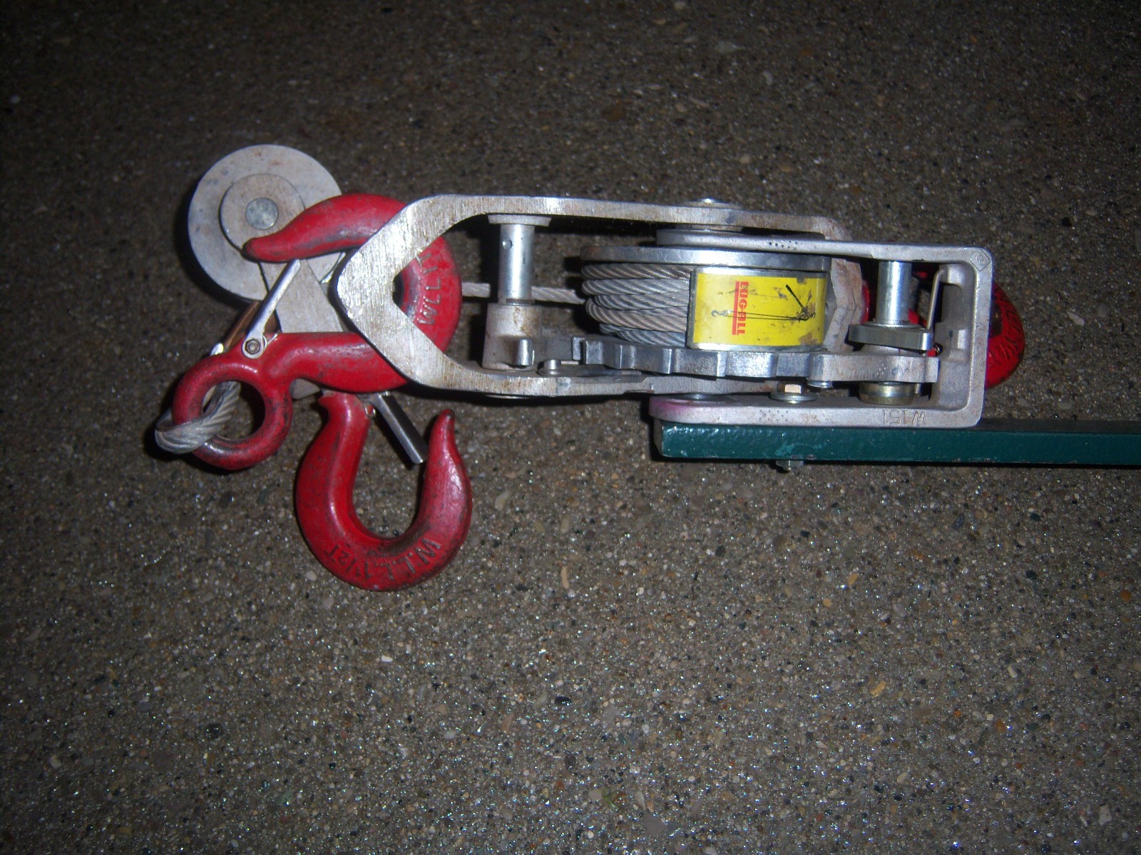 NICE LUG-ALL MODEL 3000-10 1 1/2 Ton Hoist Come Along CAPACITY 3000 Lbs