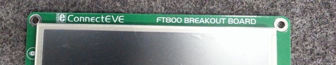 MIKROE FT800 ConnectEVE Breakout Board 4.3″ TFT Display 480 x 272px
