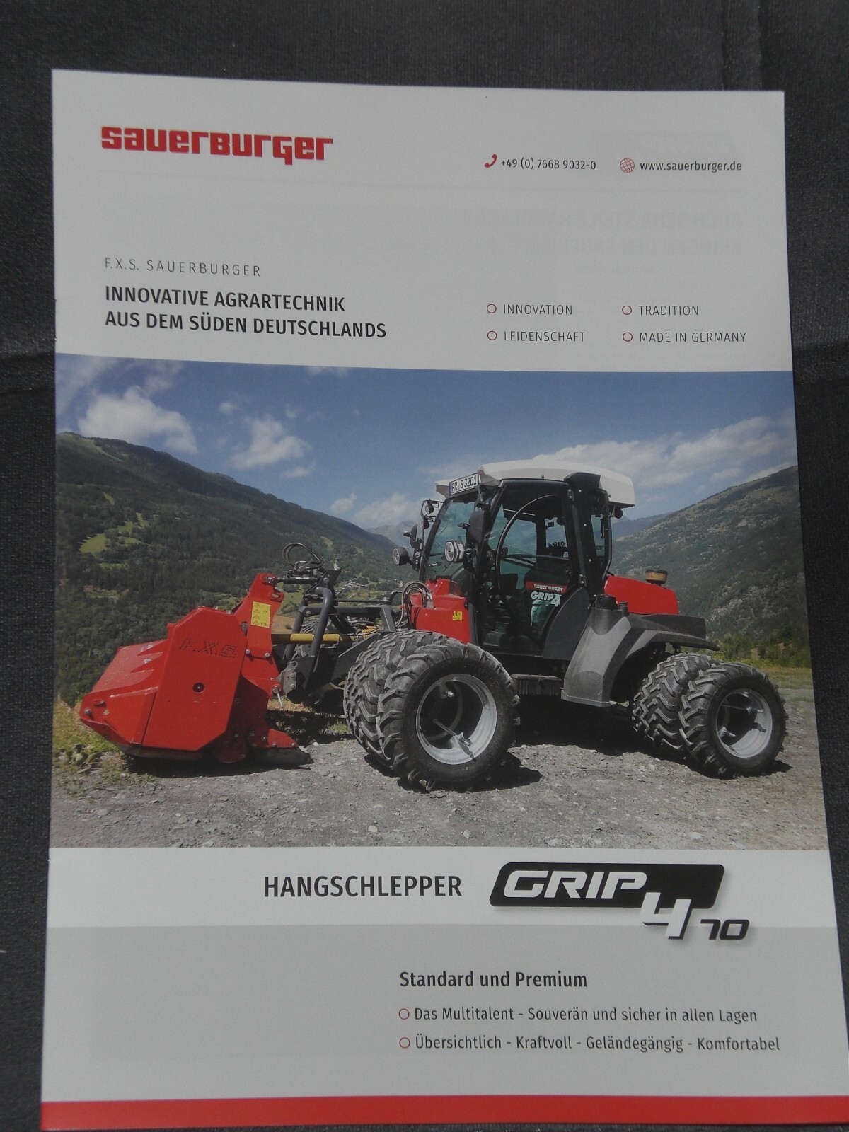 Sauerburger Slope Tractor Grip 4.70 Brochure from 11/2023 (4288)