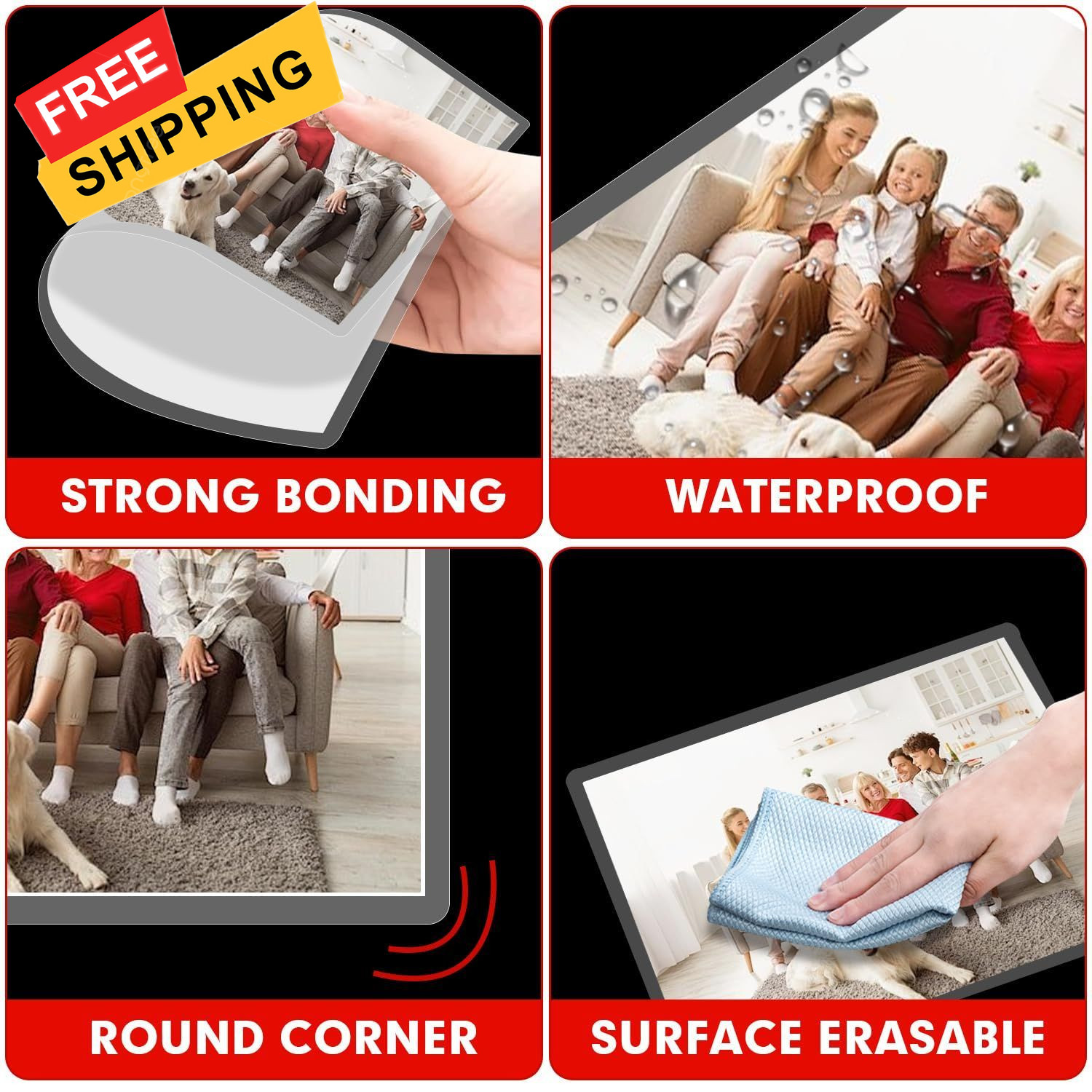 RAZCC Laminating Sheets, 500 Pack Clear Thermal Transparent