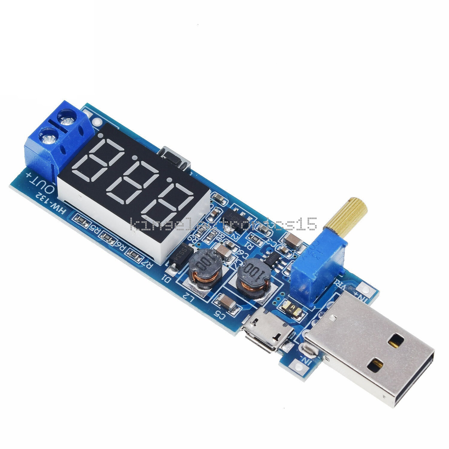 DC-DC 5V to 1.2V-24V USB Step Up Down Adjustable Converter Power Supply Module