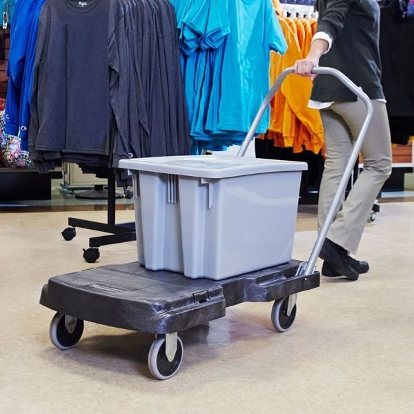 Rubbermaid Commercial Fg440100bla Gnrlpurposedlly, 7In, 33In, Blk, Plstc, 500Lb
