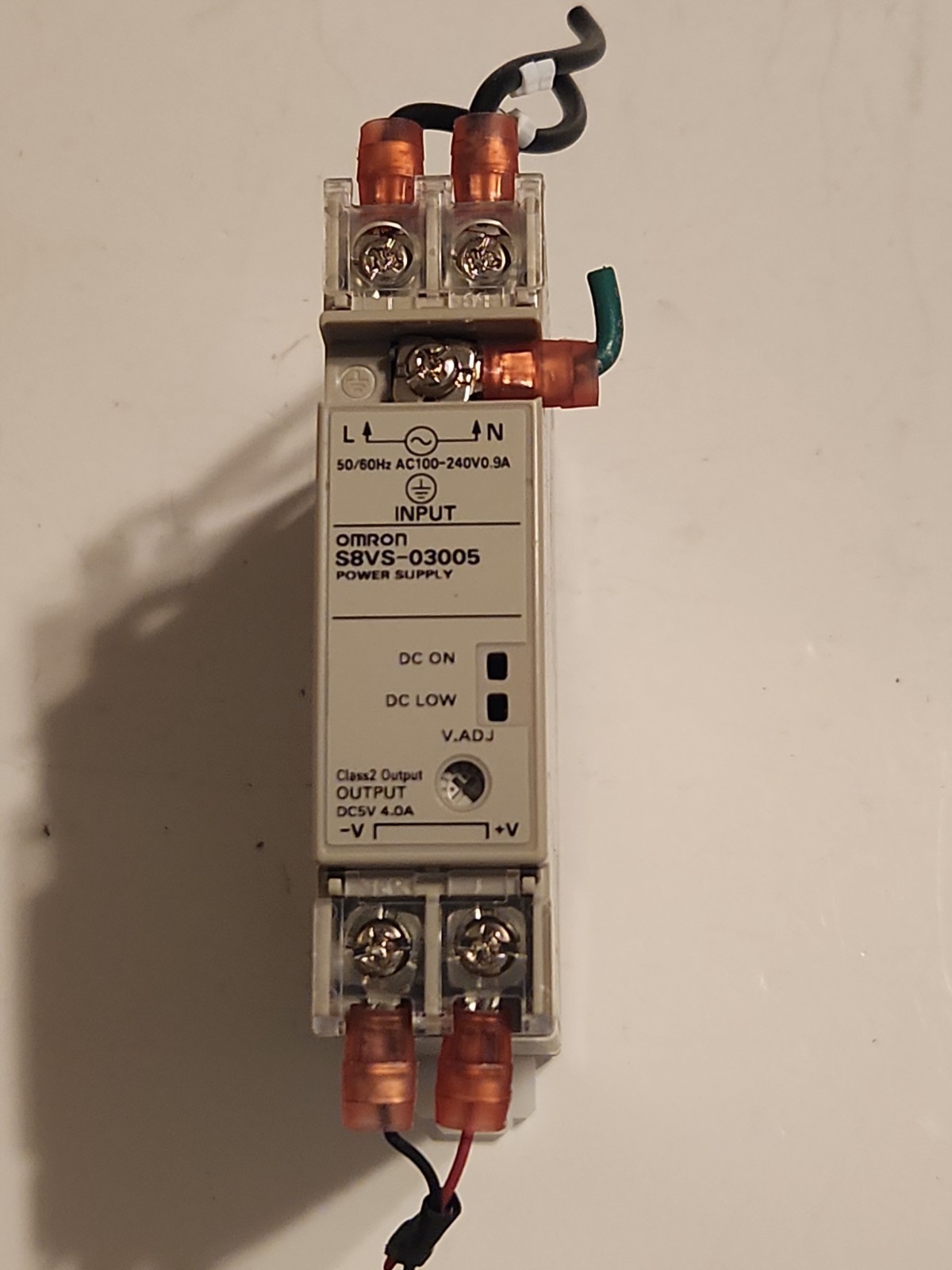Omron S8VS-03005 /ED2 5V 4A POWER Supply Mounts Din Rail Free Shipping