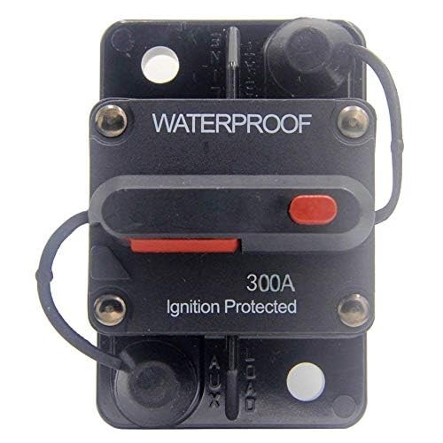 300 Amp Circuit Breaker 30A-300A with Manual Reset Waterproof Inline Fuse Inv…