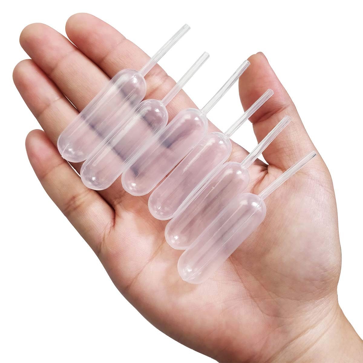 Cupcakes Pipettes, 50PCS 4ml Clear Plastic 50 Count (Pack of 1), White