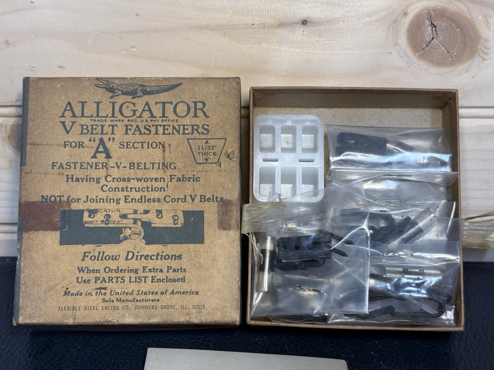 Alligator V Belt Fasteners For «A» Section – 11/32″ Thick – A312 Item 70020
