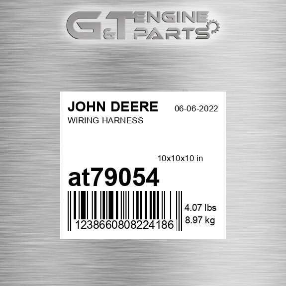 AT79054 WIRING HARNESS fits JOHN DEERE (Surplus Open Box)