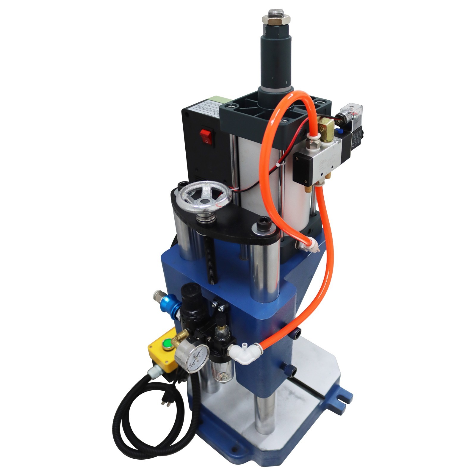 110V 1102lb/500kg Pneumatic Punch Press Machine with Controller 0.6Mpa-0.8MPa