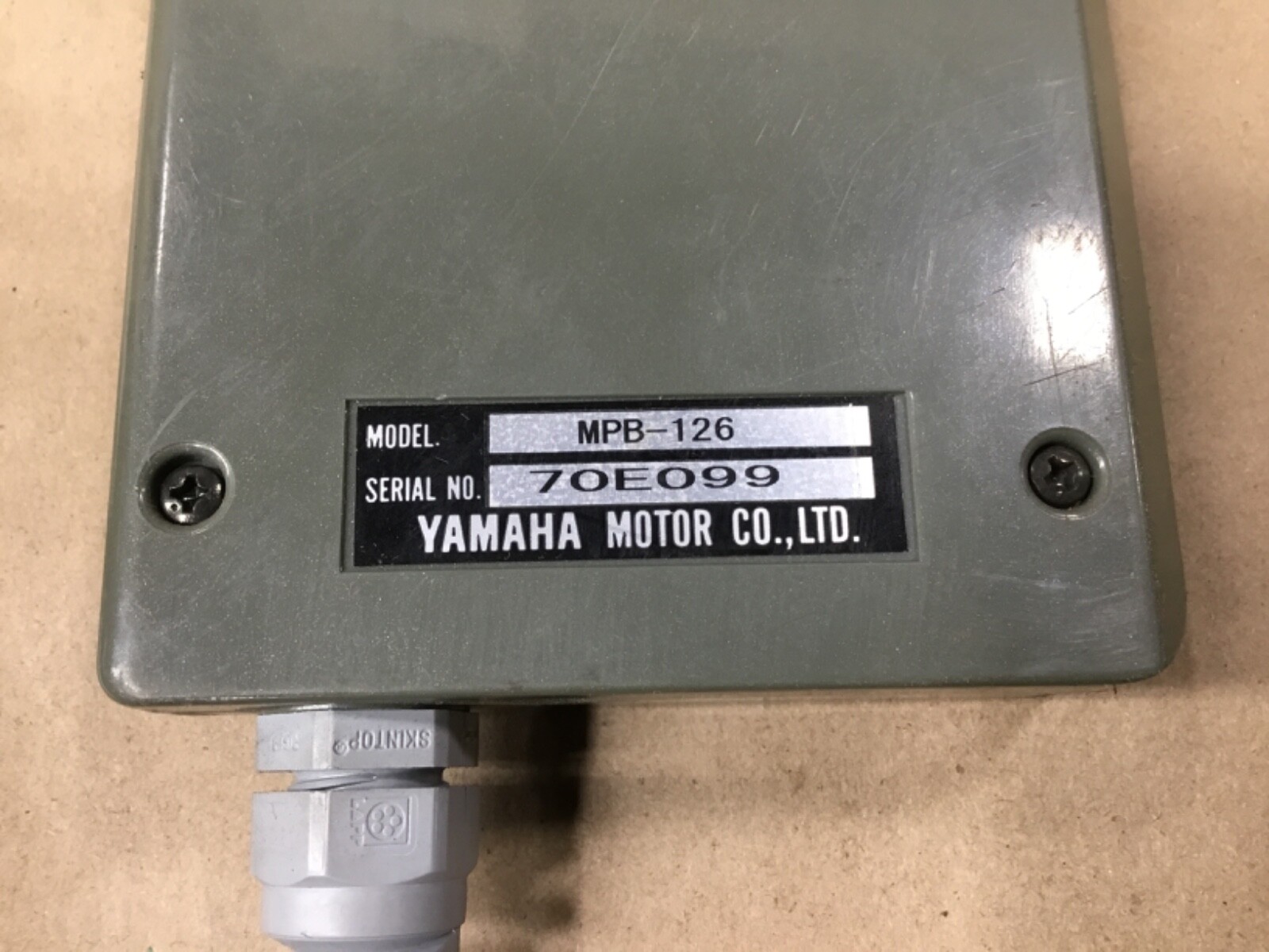 Yamaha MPB-126 Teach Pendant Controller Cut Cord #43H38RM