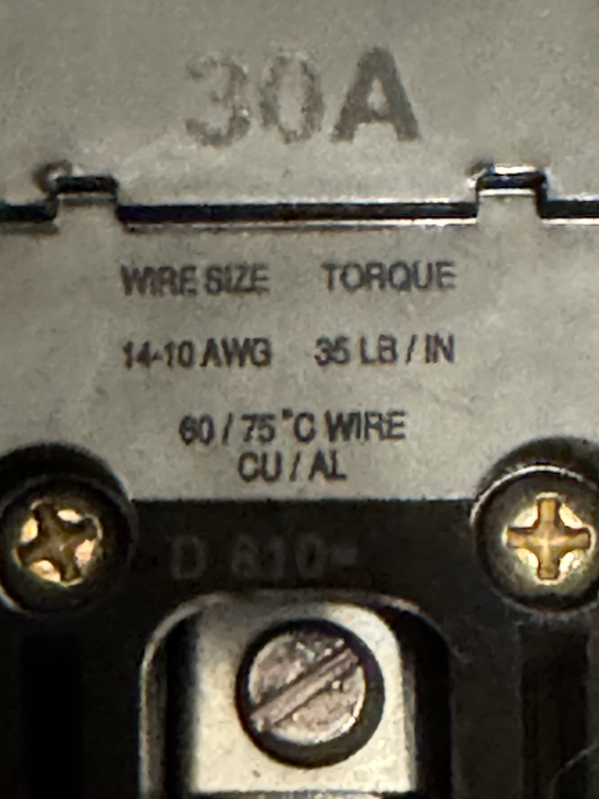 GE TEY330 CIRCUIT BREAKER, 480/277-VOLT, 3-POLE, 30-AMP, BRK / TEY FRAME