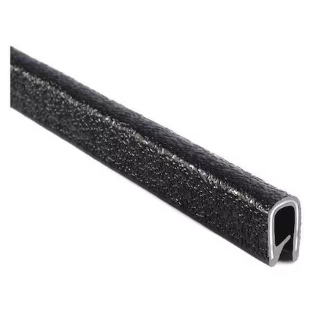 Trim-Lok 1645Sb3-338-100 Edge Trim, Pvc, Metal, 100 Ft Length, 1/2 In Overall