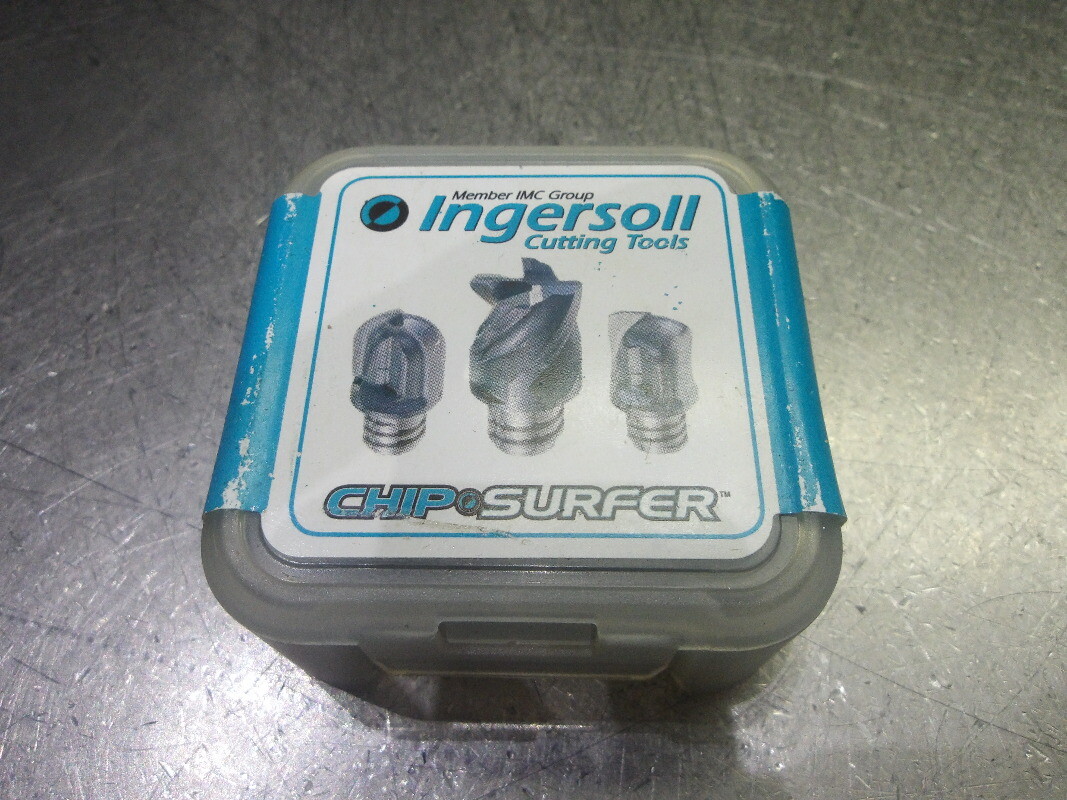 Ingersoll T08 1/2″ 6 Flute Carbide CR Endmill Head QTY2 48D-5037T8RD06 IN2005 (L