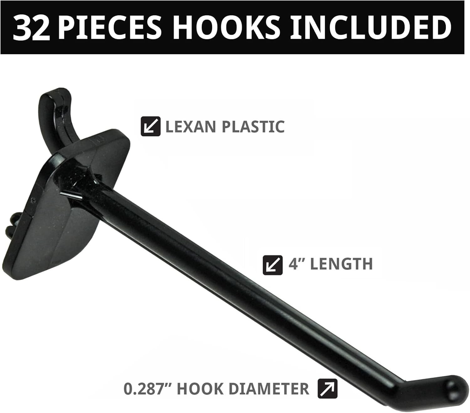 Rotating Countertop Display with Peg Hooks Included, 14″x14″x20″ Retail Display