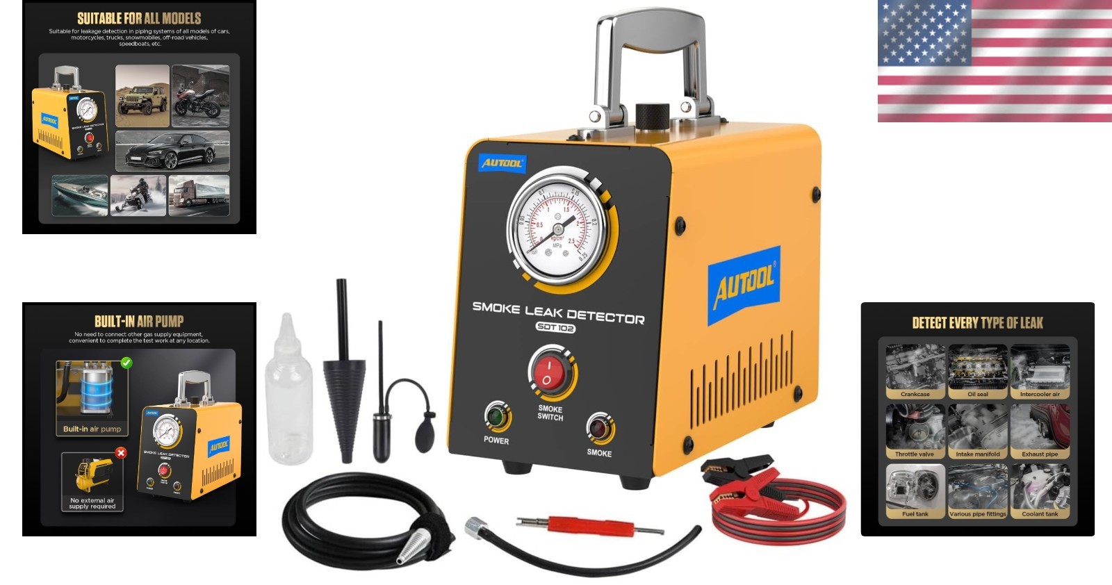 Car EVAP Leak Detector with Air Compressor