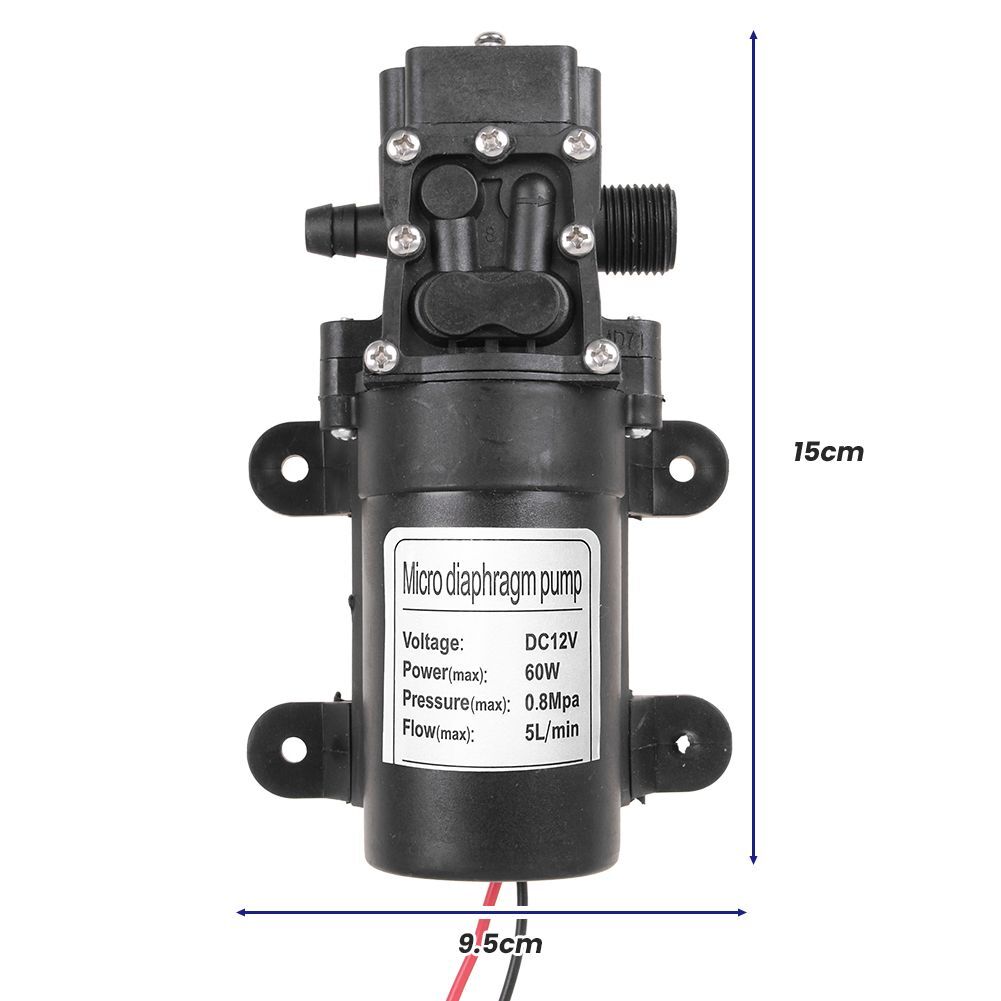 Motor Oil Fuel Fluid Extractor Electric Siphon Transfer Change Pump 12V & 3 Hose