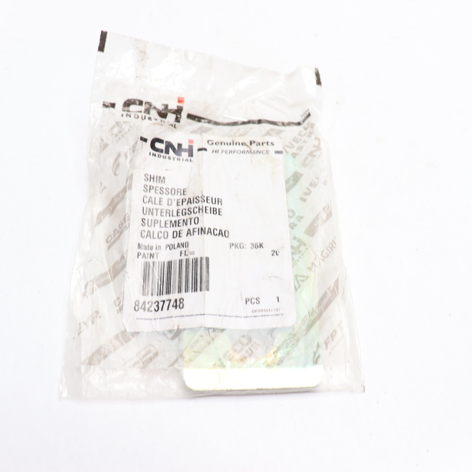 CNH Shim 110 MM L x 150 MM W x 5 MM H 84237748
