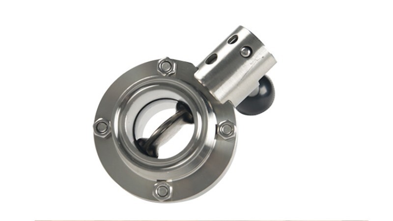 Sanitary Butterfly Valve 6Inch Tri Clamp Clover Tri Clamp Valve with Pull Handle