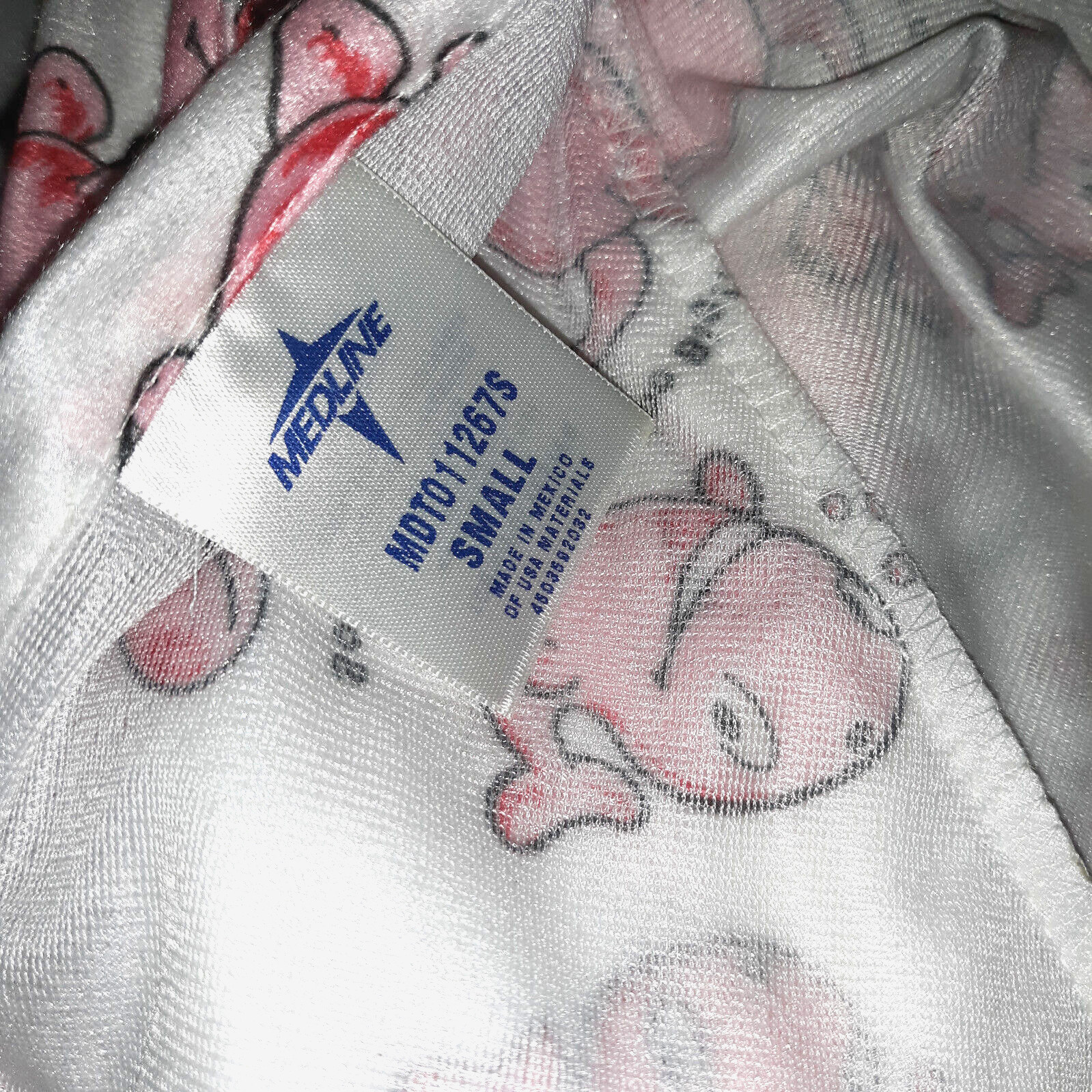 Medline 1 Case 24 Pc Pediatric Children Sz S Hospital Gown Animal Friends Pk/Wh