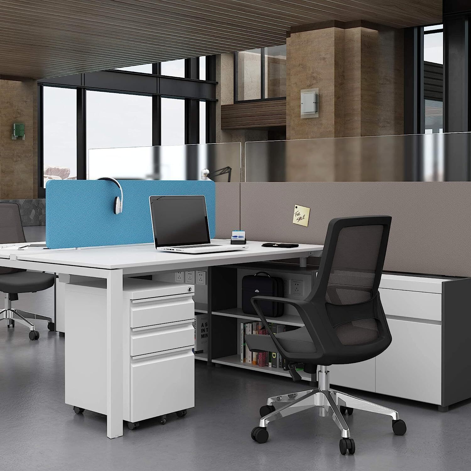 3 Drawer File Cabinet with Lock,Office Rolling Filing Cabinet Storage Under Desk