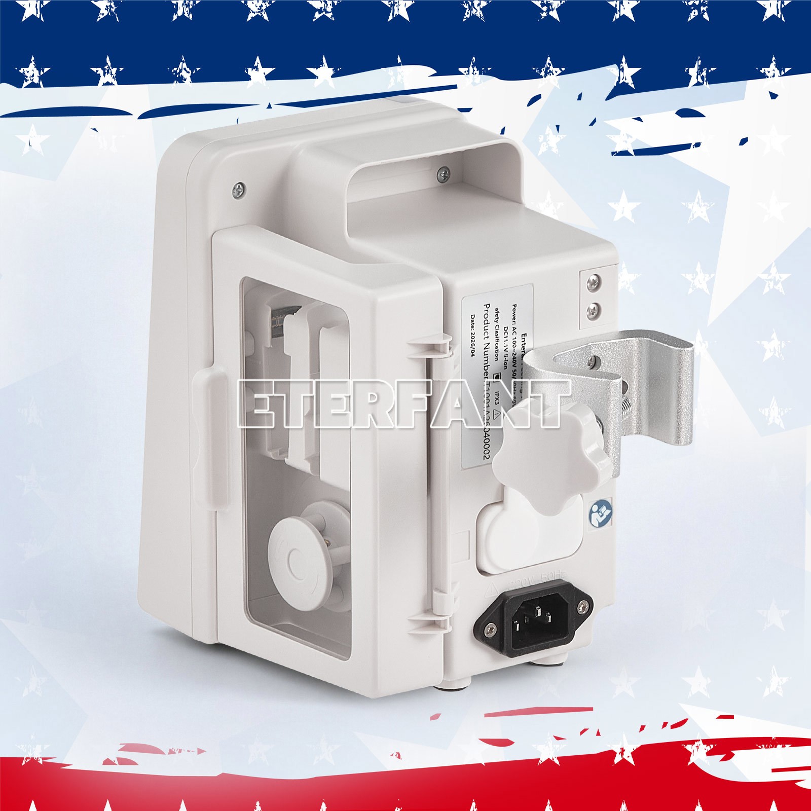 Portable 6-mode LCD Touch Screen Enteral Feeding Pump with Adjustable Pole Clamp
