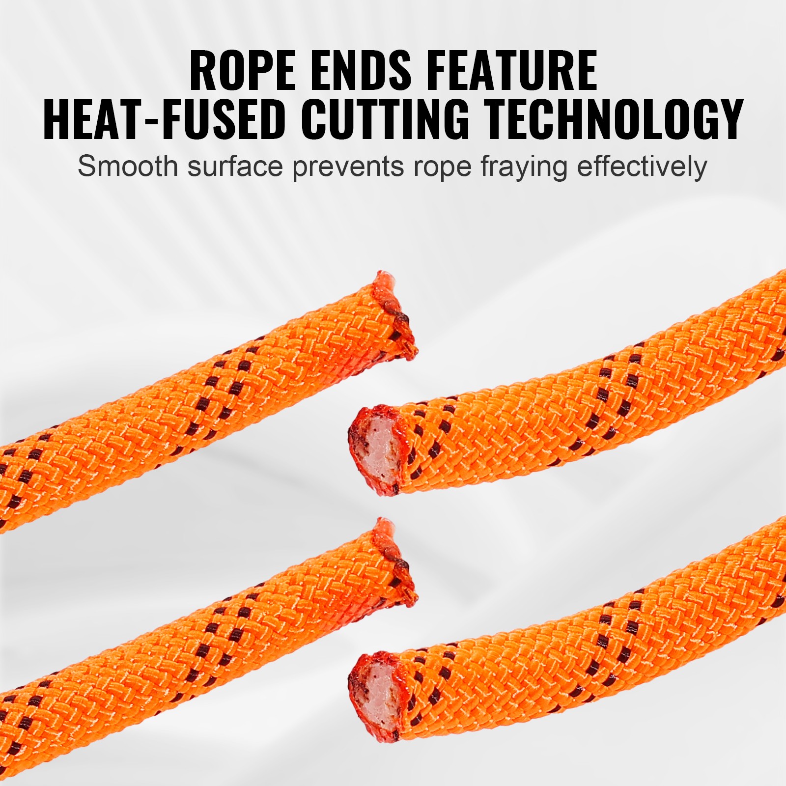 VEVOR Arborist Tree Climbing Rope Double Braid Polyester 3/4″ x 220′ 24-Strand