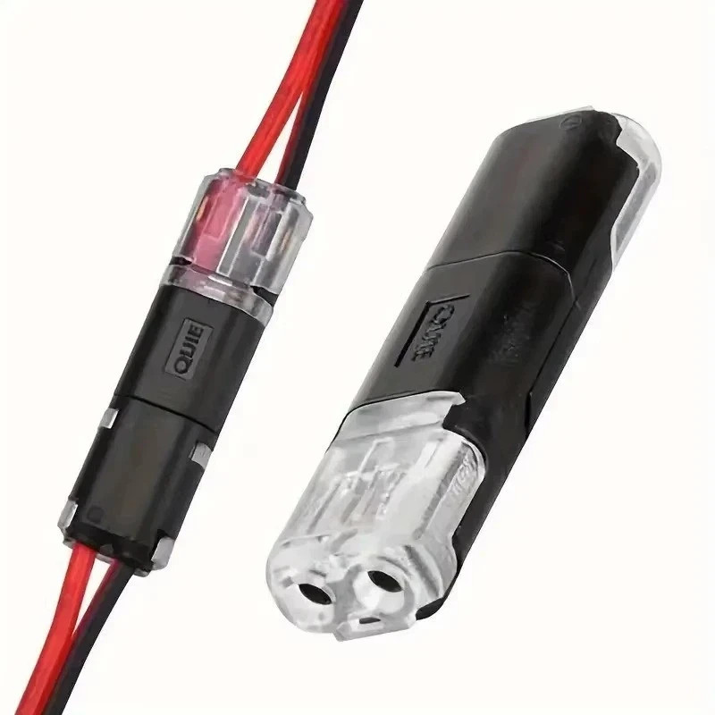 50 pcs Double-Wire Plug-in Connector, Cable Clamp Locking Buckle, AWG 18-22*