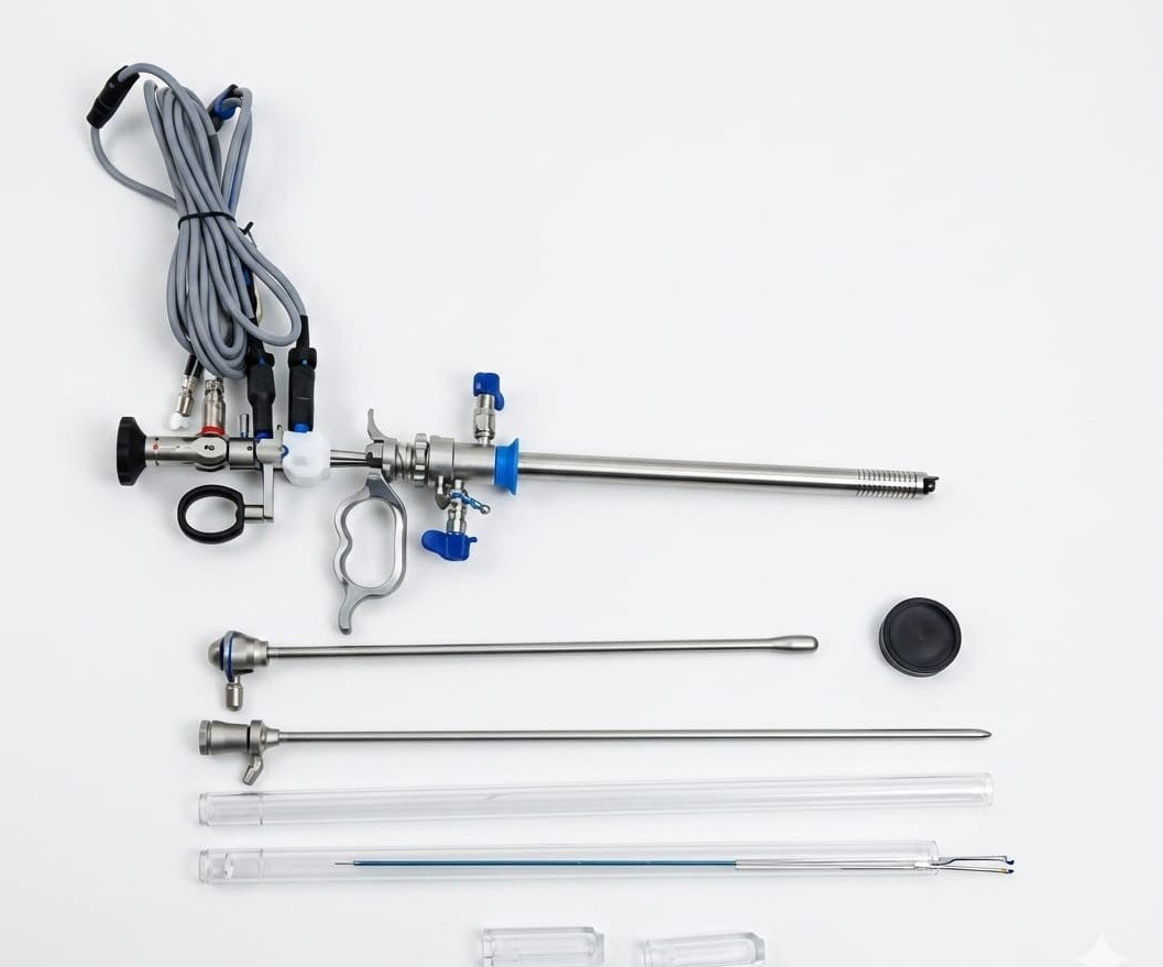 Bipolar Resectoscope Set 24/26Fr Continuous Flow with Loop Urology Inst ADDLER
