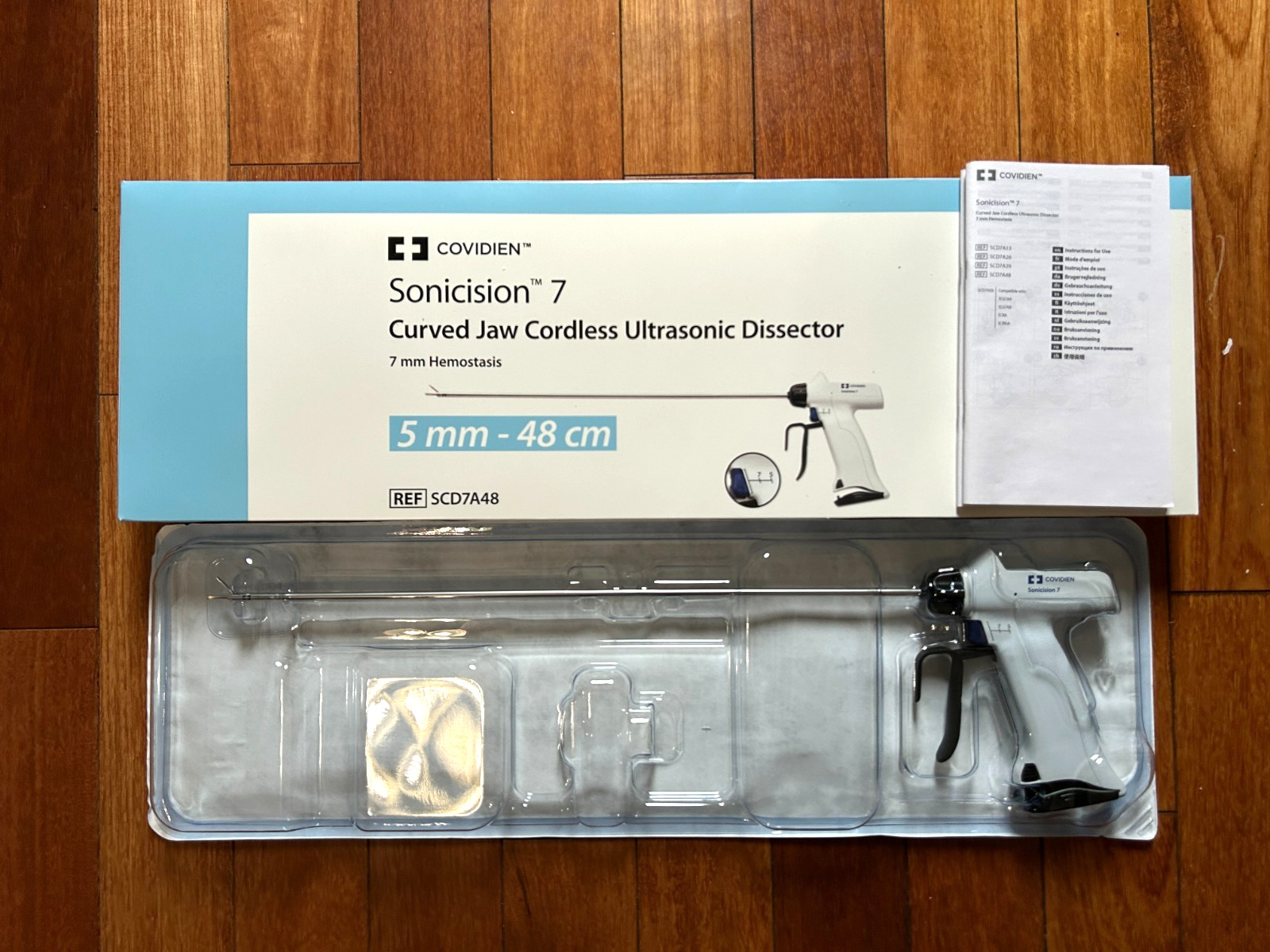 Covidien Medtronic Sonicision 48cm Curved Jaw Ultrasonic Dissector SCD7A48 *2029
