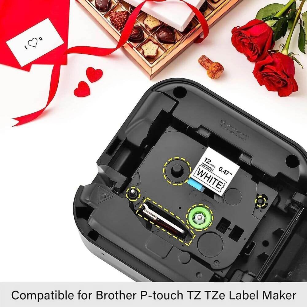 100pk TZe-R231 Ribbon Tape Compatible with Brother P-Touch P700 H100 12mm 0.47″