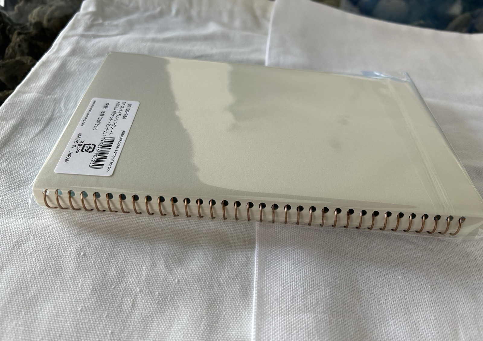 NEW TRAVELER’S FACTORY × Pan Am collaboration Spiral Ring Notebook A5 Slim ivory