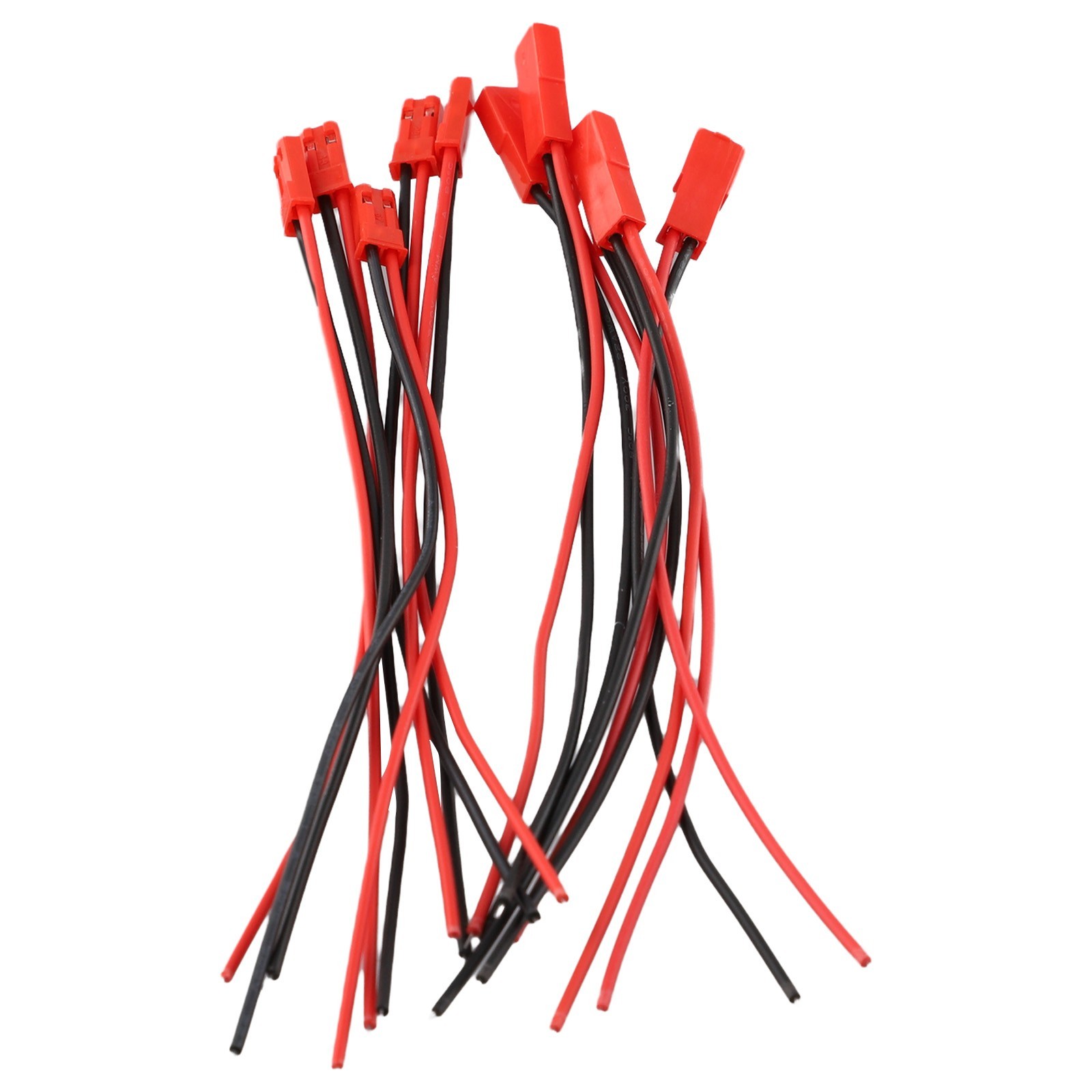 Connector Cable with 2P Assembled Connector 200mm Red + Black Wire