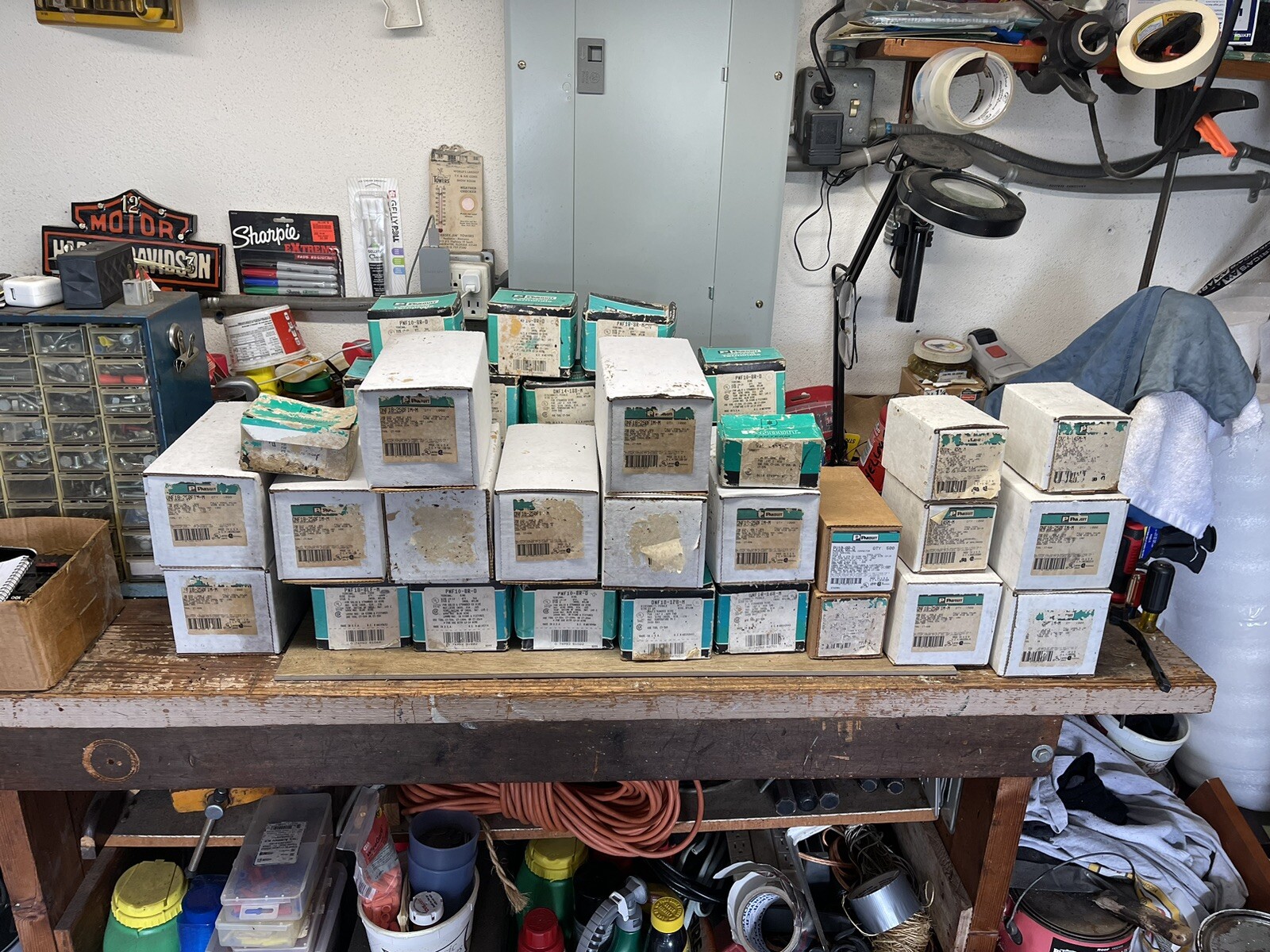 Genuine Panduit wire connectors – lot of 2000+ over 5 lbs mixed lot Ships Today