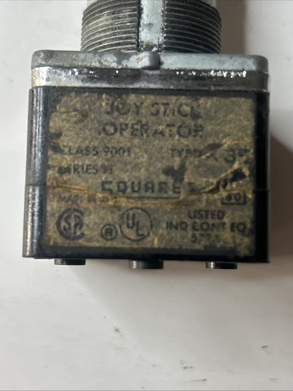 Square D 9001K35 Joystick Operator Type K35 C-65122-006 No Contact Blocks