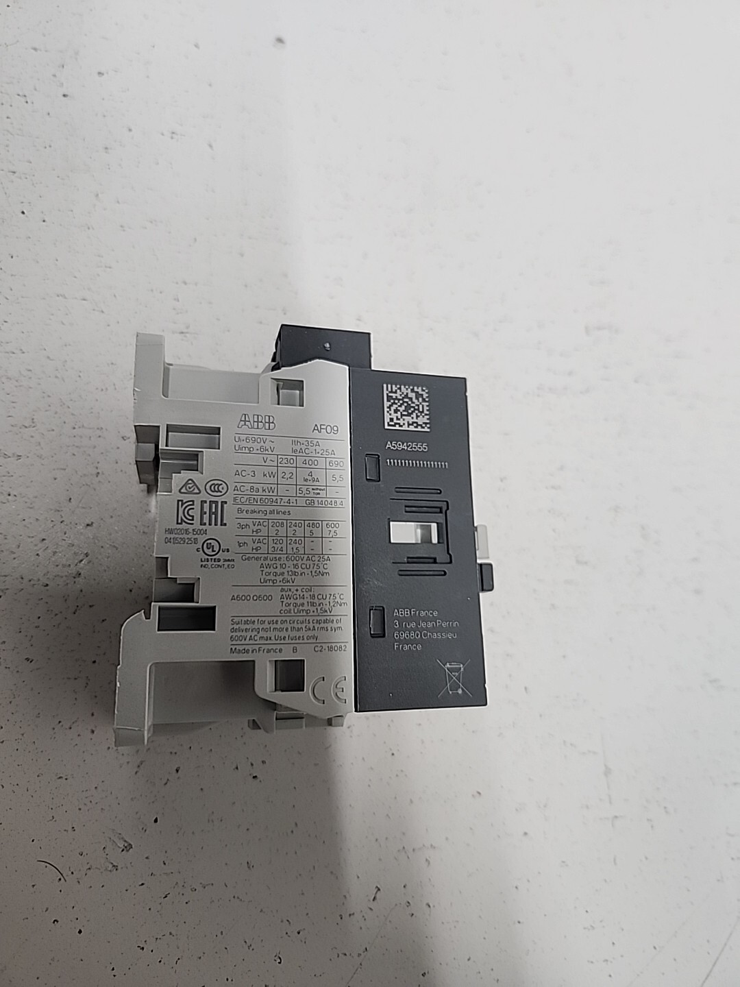 ABB 1SBL137001R1101 Contactor Relay 25A AF09-30-01-11 **NOS** **FAST SHIPPING**