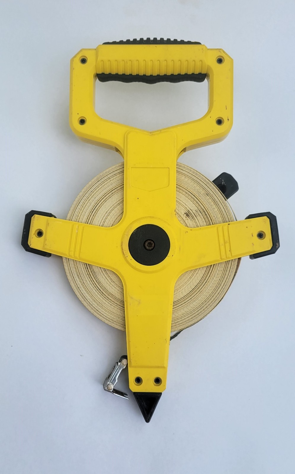 Kobalt 100 Foot Open Reel Fiberglass Tape Measure Durable Solid Engineer Scale