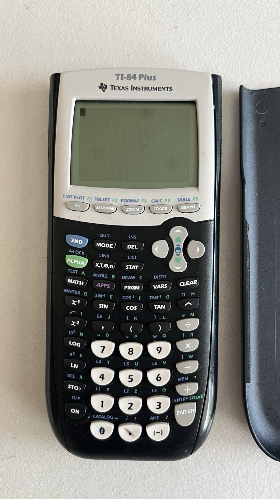 Texas Instruments TI-84 Plus Graphing Calculator w/ Cover Tested See Photos