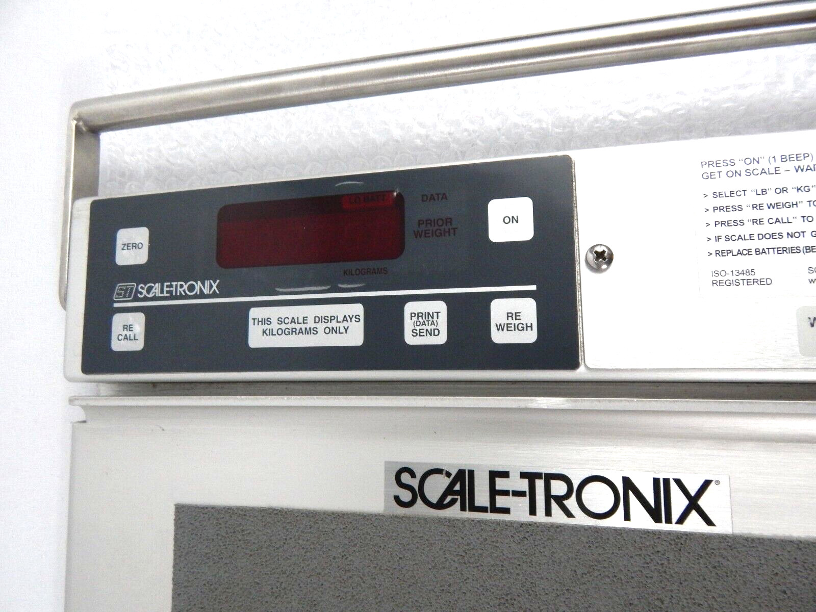 SCALE-TRONIX 180- 1000LB CAPACITY SCALE