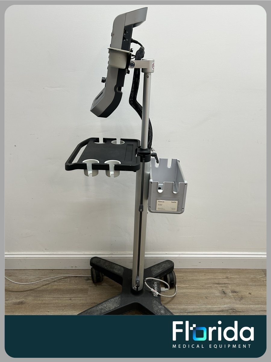 2014 SONOSITE S-NERVE PORTABLE ULTRASOUND MACHINE REF P09417-66 WITH CART **