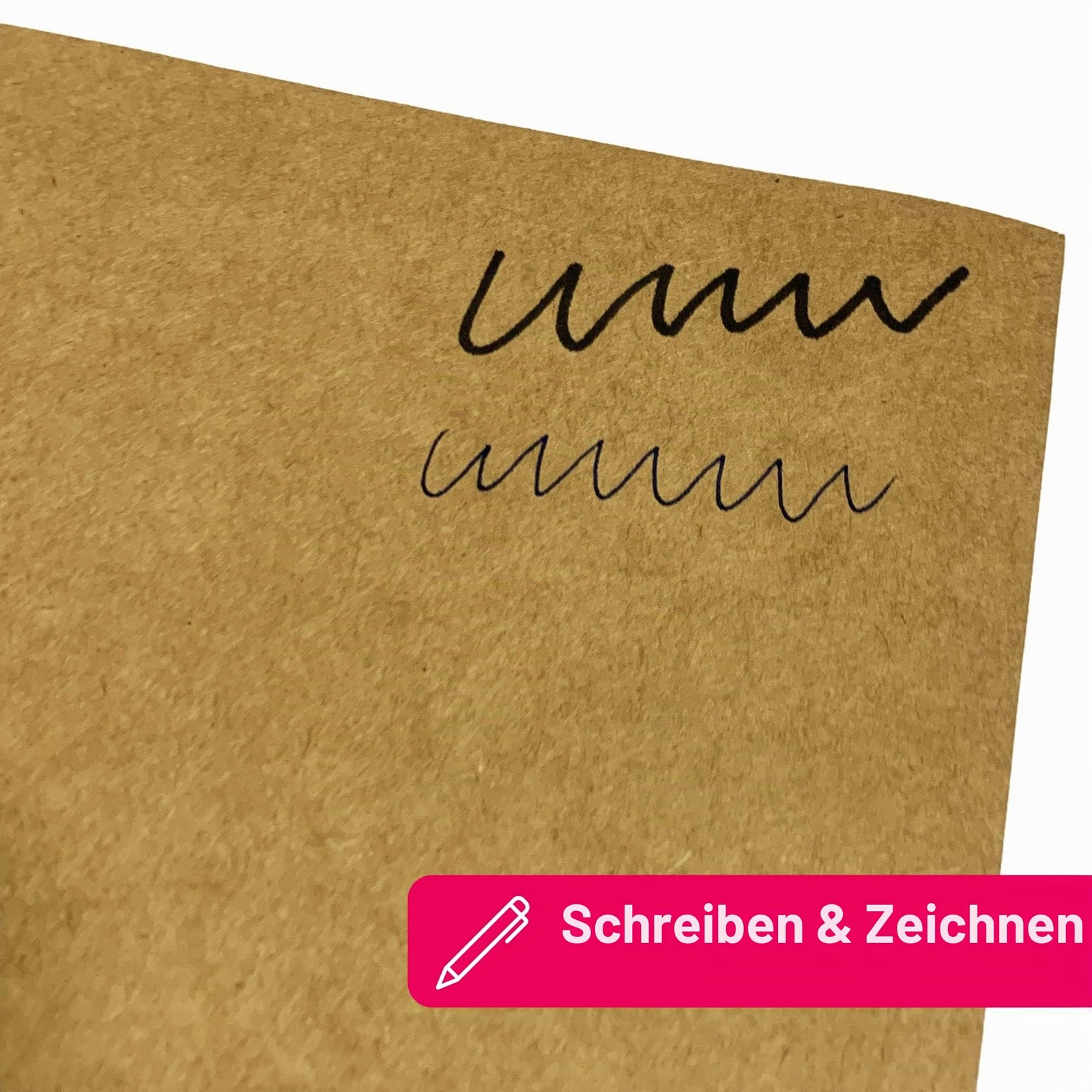 50 Sheets A3 200g Kraft Paper, Cardboard Paper Clayboard Brown Cardboard
