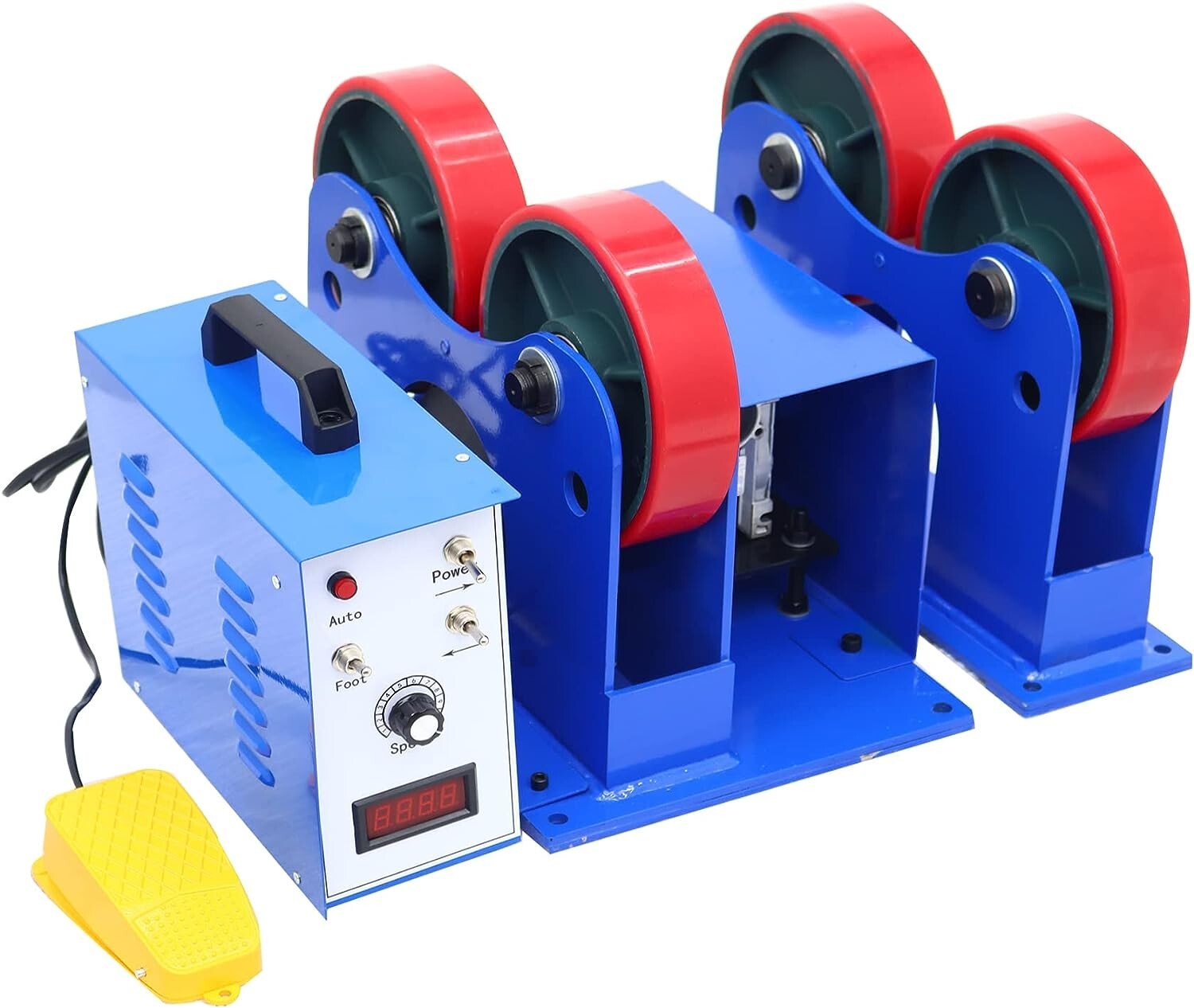 110V Tank Turning Welding Rolls Linkage Roller,2200LB Rotary Welding Positioner