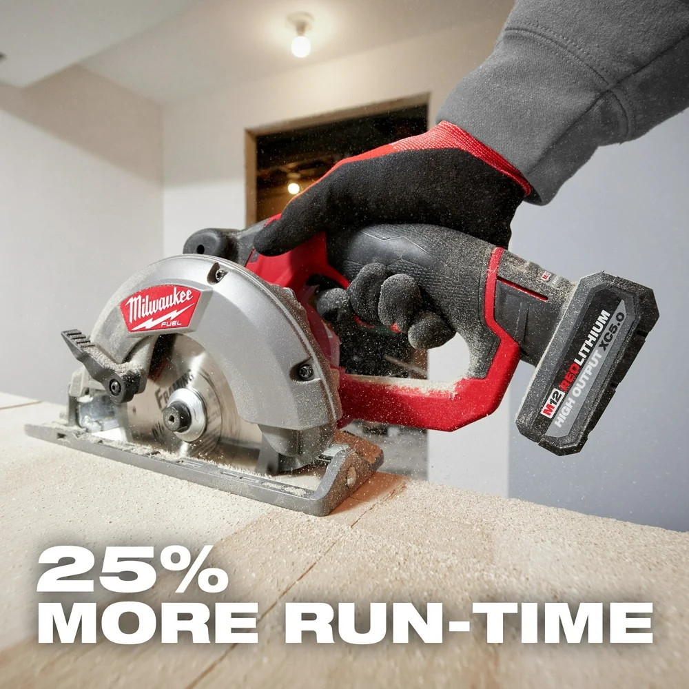 Milwaukee 3497-22X5 M12 FUEL 12V 2-Tool Cordless Combo Kit w/ 5AH Battery