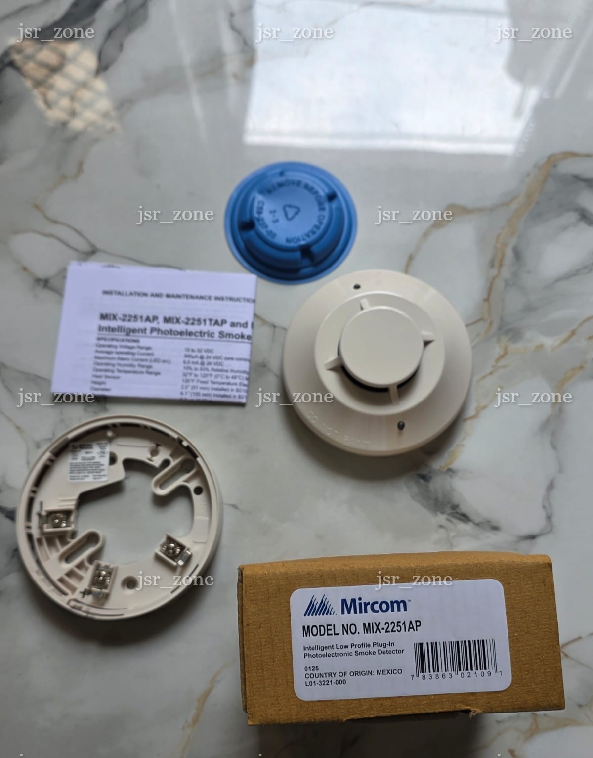 Mircom MIX-2251AP Advanced Protocol Photoelectric Smoke Detector Brand New USA