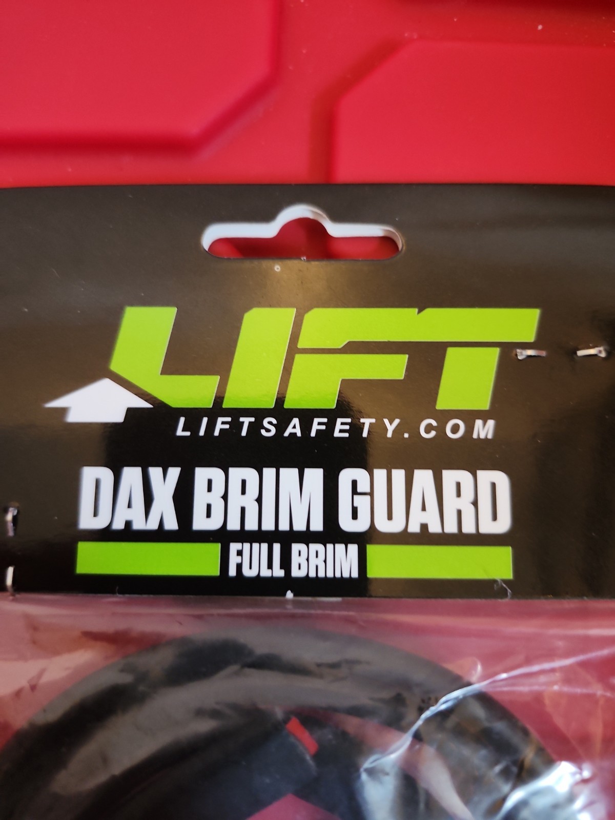 DAX Full Brim Guard Black Hard Hat Rim Edge Protector Lift Safety HDBP-21FB