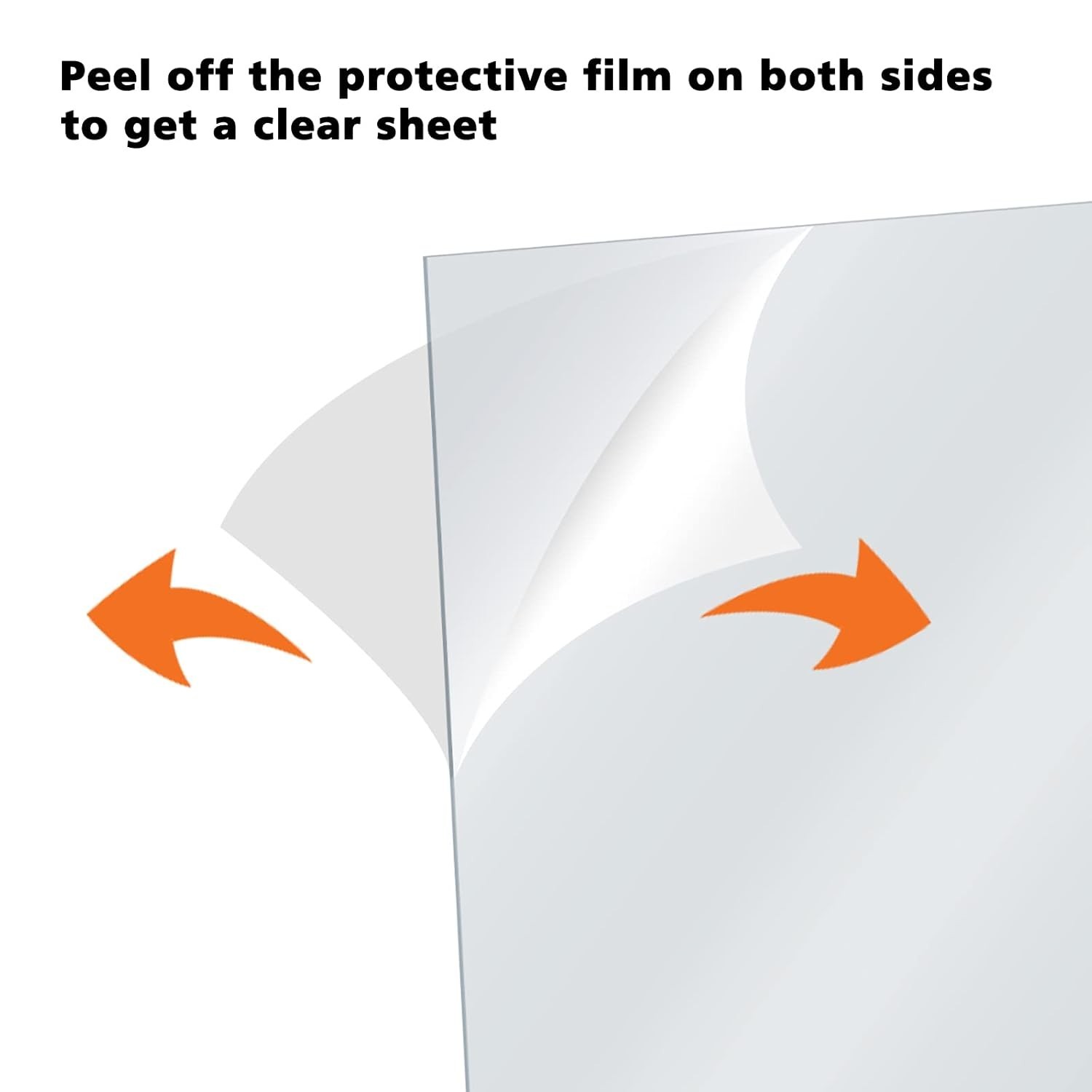 Acrylic Sheets Clear Plastic Plexiglass Sheets 6 Pack 8.5×11 Inches for Crafting