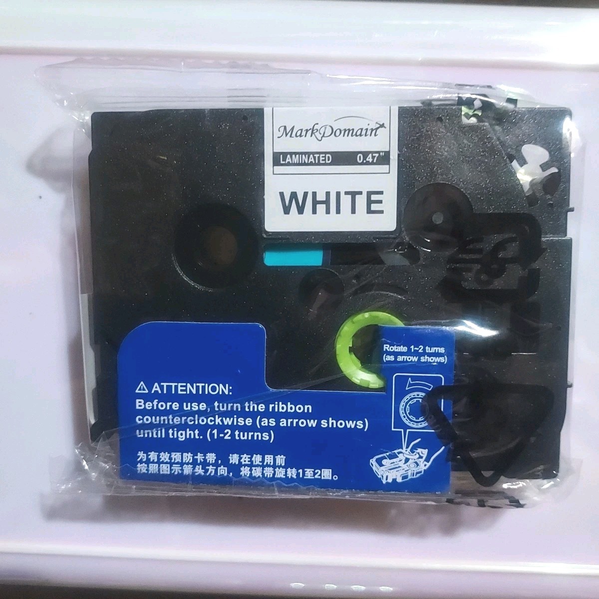 For Brother TZe White Laminated 12mm .47″ Label Tape Brand New Sealed Pack…
