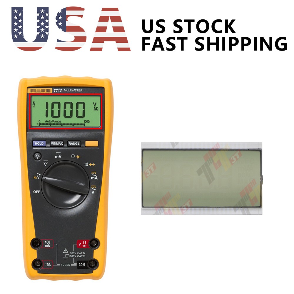 Display for FLUKE 77IV 175 177 179 True Rms Digital Multimeter Repair