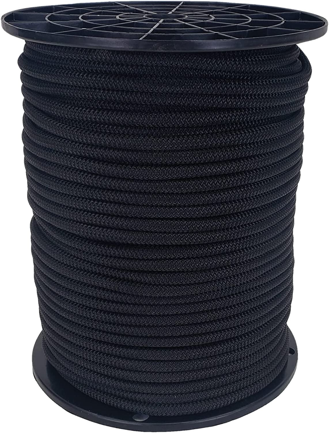5/16″ Black Polyester Bungee Cord Marine Grade Heavy Duty UV and abrasion resist