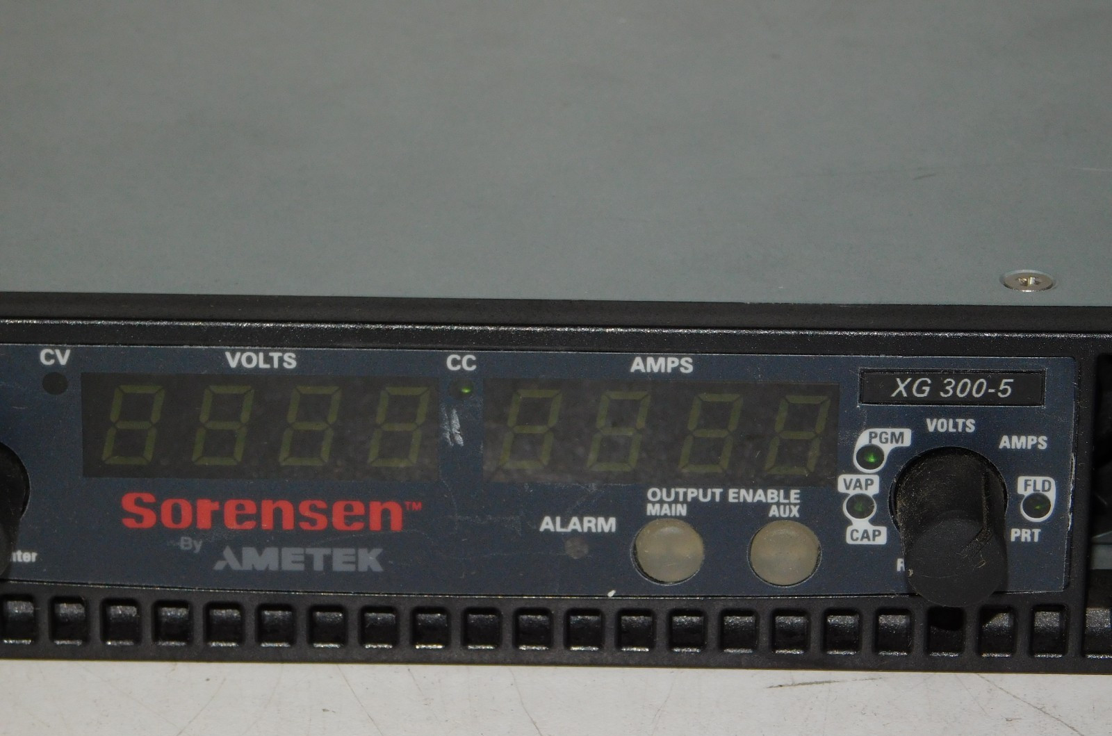 Sorensen XG 300-5 DC Programmable Power Supply Rack Unit Ametek XG300-5MIA USA