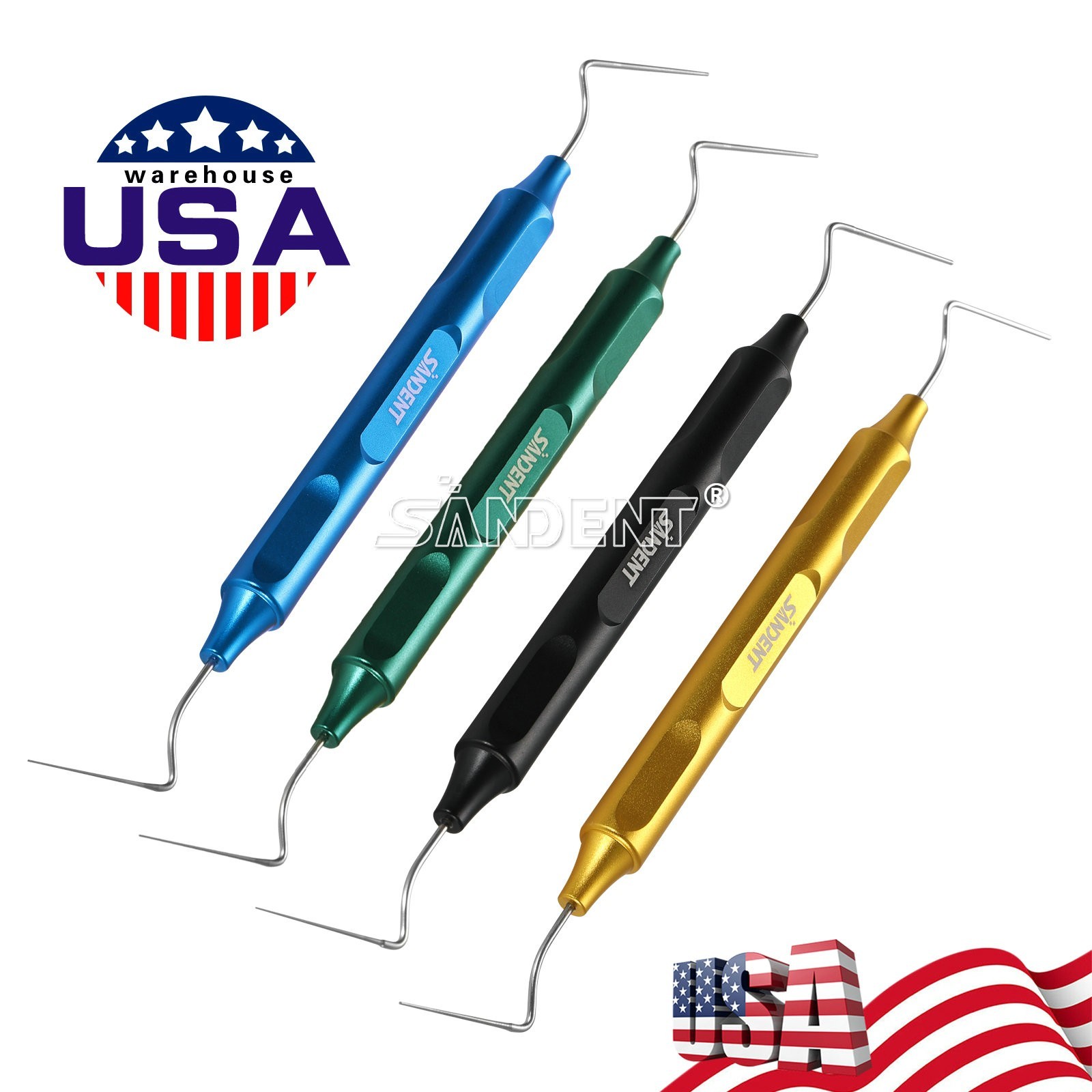 Nickel-Titanium Endo Pluggers – Vertical Condensation Tips for Root Canal 4Color