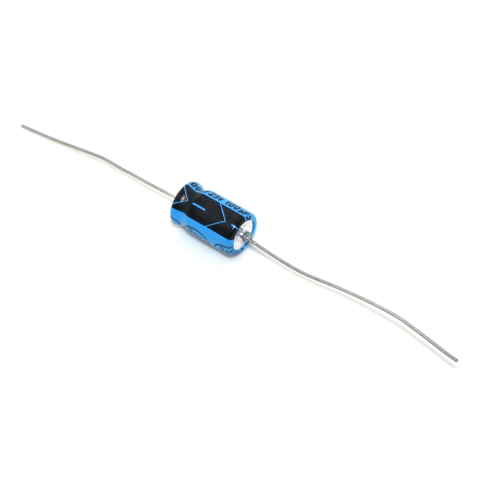 10PCS Axial Electrolytic Capacitors 25V100UF 6X12 mm